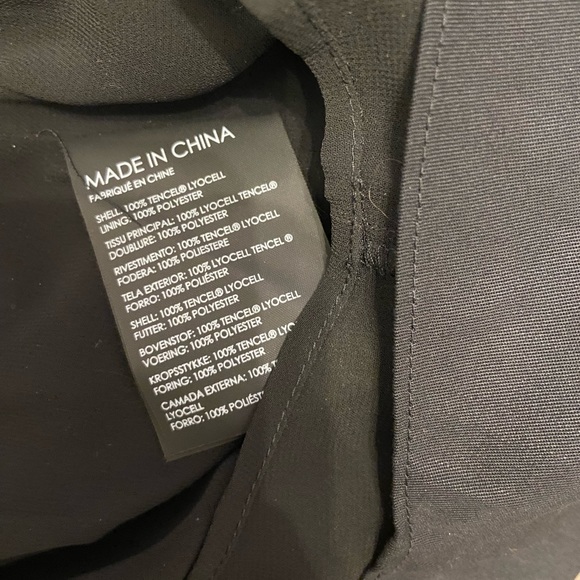 Club Monaco Black Cross Over Halter Sleeveless Blouse - Picture 9 of 9